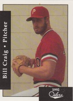 1992 Peninsula Oilers #24 Bill Craig Front