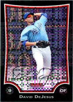 2009 Bowman Chrome - X-Fractors #27 David DeJesus Front