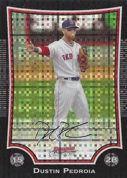 2009 Bowman Chrome - X-Fractors #38 Dustin Pedroia Front