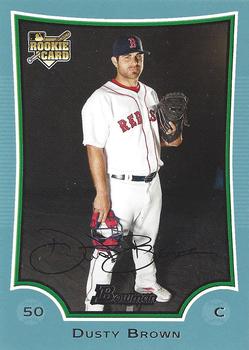 2009 Bowman Draft Picks & Prospects - Blue #BDP32 Dusty Brown Front
