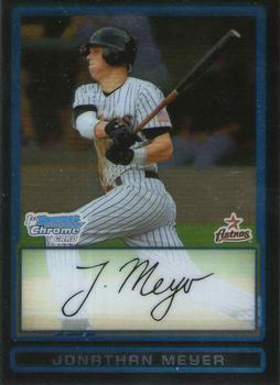 2009 Bowman Draft Picks & Prospects - Chrome Prospects #BDPP41 Jonathan Meyer Front