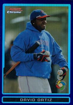 2009 Bowman Draft Picks & Prospects - Chrome WBC Prospects Purple Refractors #BDPW9 David Ortiz Front