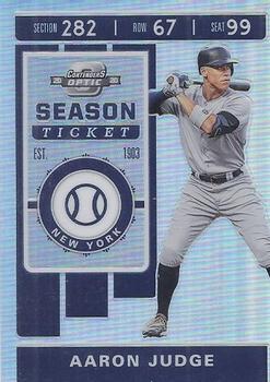 2020 Panini Chronicles - Contenders Optic Holo #8 Aaron Judge Front