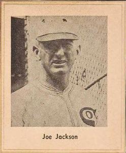 1947 Sports Exchange Miniatures (W602) #NNO Joe Jackson Front