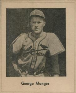 1947 Sports Exchange Miniatures (W602) #NNO George Munger Front