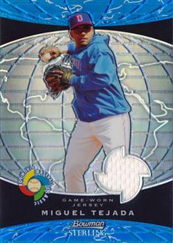 2009 Bowman Sterling - WBC Relics Blue Refractors #BCR-MT Miguel Tejada Front