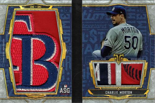 2020 Topps Triple Threads - All-Star Jumbo Sleeve Team Patch Book #ASTP-CM Charlie Morton Front