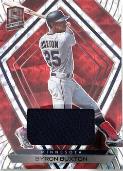 2020 Panini Chronicles - Spectra Swatches Red #56 Byron Buxton Front