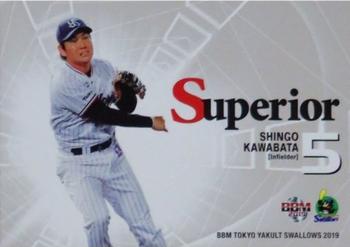 2019 BBM Tokyo Yakult Swallows - Superior #SP3 Shingo Kawabata Front