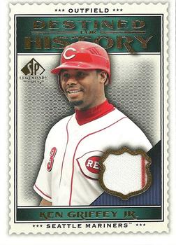 2009 SP Legendary Cuts - Destined for History Memorabilia #DHM-KG Ken Griffey Jr. Front