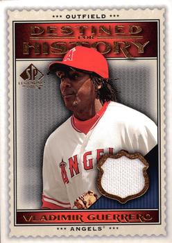 2009 SP Legendary Cuts - Destined for History Memorabilia #DHM-VG Vladimir Guerrero Front