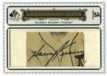 2009 SP Legendary Cuts - Legendary Cut Signatures #LC-237 Harvey Kuenn Front