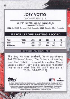 2021 Topps Inception #30 Joey Votto Back