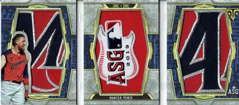 2020 Topps Triple Threads - All-Star Jumbo ASG Patch Book #ASJP-HP Hunter Pence Front