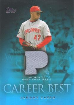 2009 Topps - Career Best Relics #CBR-JC Johnny Cueto Front