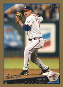 2009 Topps - Gold #236 Kelly Johnson Front