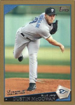 2009 Topps - Gold #325 Dustin McGowan Front