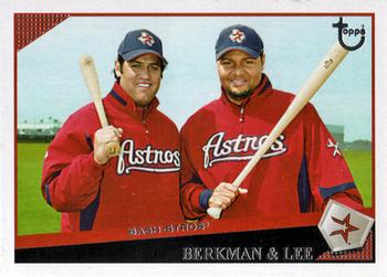 2009 Topps - Retro Gray Back #61 Lance Berkman / Carlos Lee Front