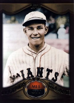 2009 Topps - Legends of the Game Gold (Target) #LLG-11 Mel Ott Front