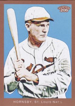 2009 Topps 206 - Bronze #83 Rogers Hornsby Front