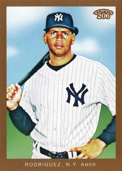 2009 Topps 206 - Bronze #90 Alex Rodriguez Front