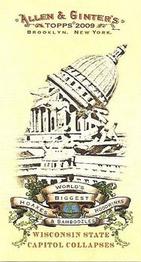 2009 Topps Allen & Ginter - Mini World's Biggest Hoaxes, Hoodwinks & Bamboozles #HHB11 Wisconsin State Capitol Collapses Front