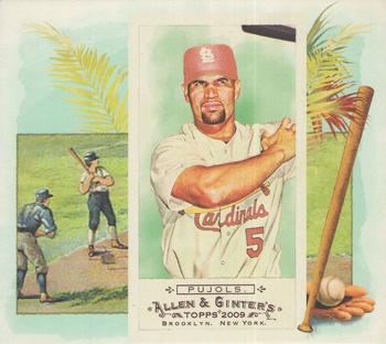 2009 Topps Allen & Ginter - N43 #N43-AP Albert Pujols Front