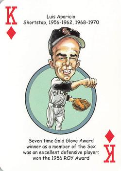 2020 Hero Decks Chicago White Sox South Side Edition Baseball Heroes Playing Cards #K♦ Luis Aparicio Front