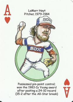 2020 Hero Decks Chicago White Sox South Side Edition Baseball Heroes Playing Cards #A♥ LaMarr Hoyt Front