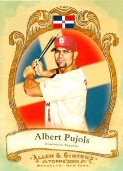 2009 Topps Allen & Ginter - National Pride #NP51 Albert Pujols Front