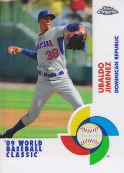 2009 Topps Chrome - World Baseball Classic Refractors #W52 Ubaldo Jimenez Front