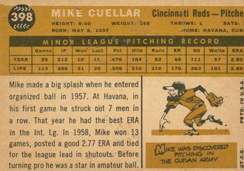 2009 Topps Heritage - 50th Anniversary Buybacks #398 Mike Cuellar Back