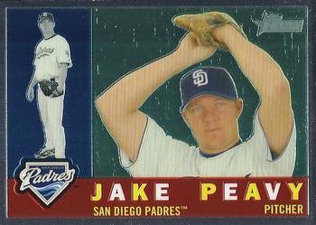 2009 Topps Heritage - Chrome #C44 Jake Peavy Front