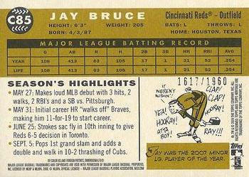 2009 Topps Heritage - Chrome #C85 Jay Bruce Back