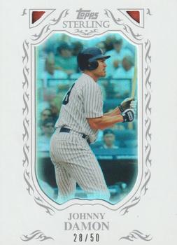 2009 Topps Sterling - Framed White #45 Johnny Damon Front