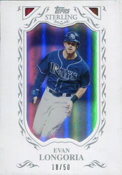 2009 Topps Sterling - Framed White #100 Evan Longoria Front