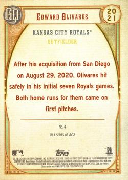 2021 Topps Gypsy Queen #4 Edward Olivares Back