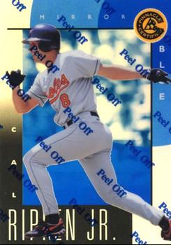 1998 Pinnacle Certified Test Issue - Mirror Blue Test Issue #49 Cal Ripken Jr. Front