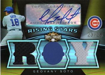 2009 Topps Triple Threads - Gold #109 Geovany Soto Front