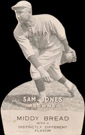 1927 Middy Bread Die Cuts #NNO Sam Jones Front