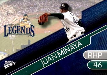 2010 MultiAd Lexington Legends #3 Juan Minaya Front