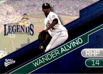 2010 MultiAd Lexington Legends #7 Wander Alvino Front