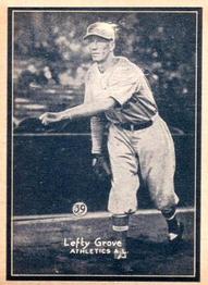 1931 W517 Mini #39 Lefty Grove Front