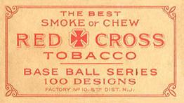 1910-13 Red Cross Tobacco (T215) #NNO Mike Mowrey Back