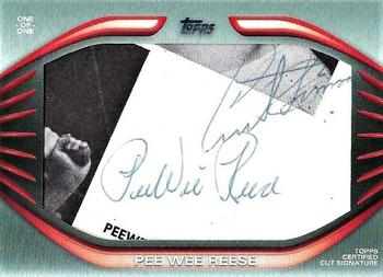 2020 Topps Update - Cut Signatures #CS-PR Pee Wee Reese Front
