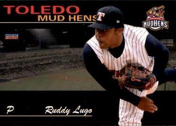 2010 Choice Toledo Mud Hens #13 Ruddy Lugo Front