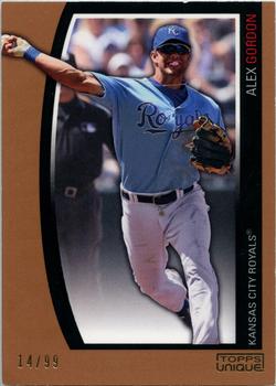 2009 Topps Unique - Bronze #129 Alex Gordon Front