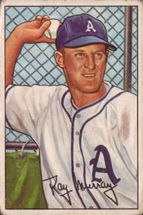 1952 Bowman #118 Ray Murray Front