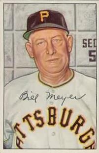 1952 Bowman #155 Billy Meyer Front