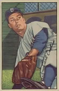 1952 Bowman #70 Carl Erskine Front